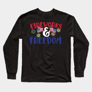 Fireworks & Freedom Long Sleeve T-Shirt